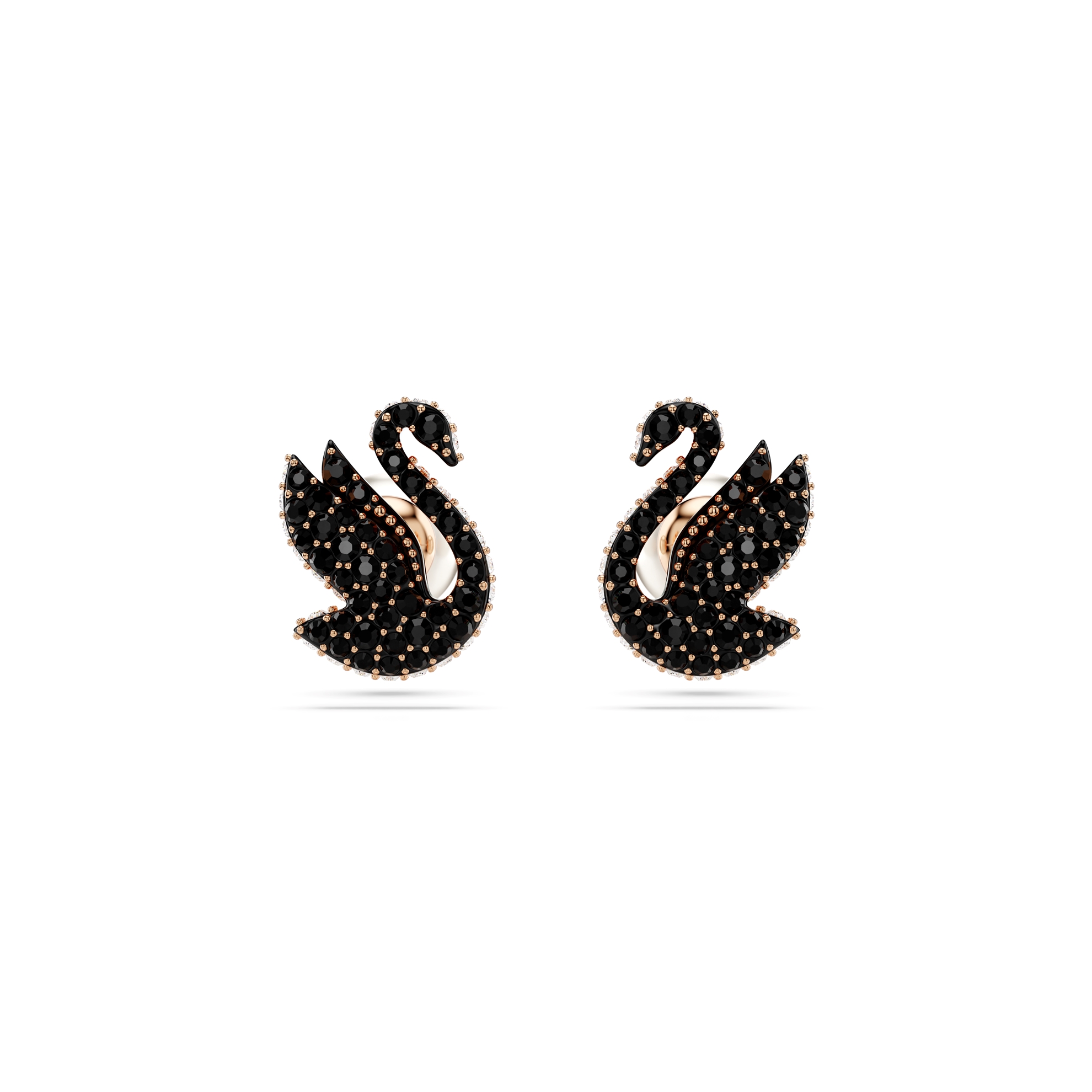 Picture of Swarovski Swan düğme Küpeler